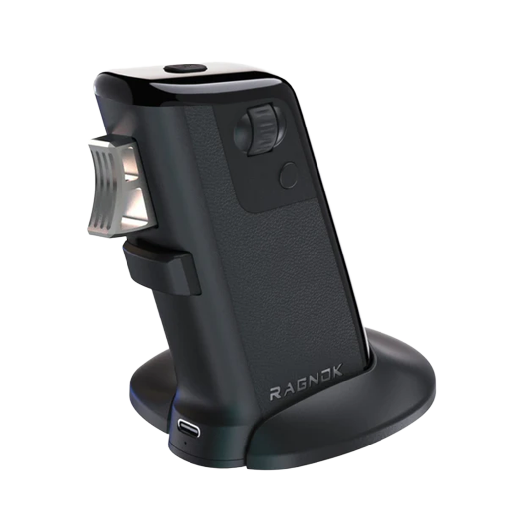 【予約品】Ragnok FireGrip ゲーミングマウス ガンマウス 銃型 FPS TPS ｜PC対応（有線/2.4G）｜12000DPI PixArt 3311｜振動＆ラピッドファイア｜交換トリガー ブラック【FireGrip Barrel Kit 付属】【送料無料】