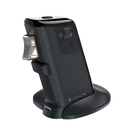 【予約品】Ragnok FireGrip ゲーミングマウス ガンマウス 銃型 FPS TPS ｜PC対応（有線/2.4G）｜12000DPI PixArt 3311｜振動＆ラピッドファイア｜交換トリガー ブラック【FireGrip Barrel Kit 付属】【送料無料】