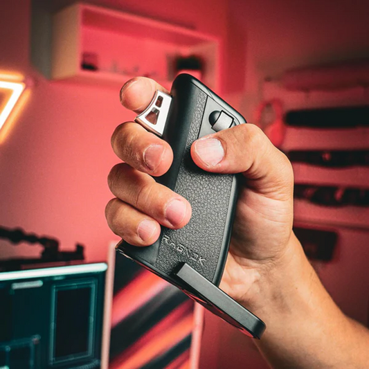 【予約品】Ragnok FireGrip ゲーミングマウス ガンマウス 銃型 FPS TPS ｜PC対応（有線/2.4G）｜12000DPI PixArt 3311｜振動＆ラピッドファイア｜交換トリガー ブラック【FireGrip Barrel Kit 付属】【送料無料】