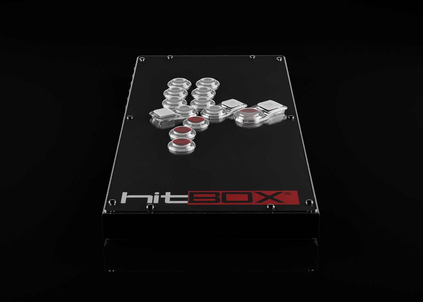 Hit Box PC Hit Box｜PC専用 元祖レバーレスアーケードコントローラー 全ボタン式 C.O.M.B.O.サイレントボタン搭載 0.3mm高速反応 4種SOCDモード 27mmスリム設計 FGCアダプター対応【予約品】【7月1日出荷予定】