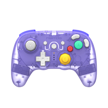 RETRO FIGHTERS BattlerGC Pro ワイヤレスコントローラー｜Nintendo GameCube®・Switch®・Wii®・PC対応｜デュアルワイヤレス（2.4GHz & Bluetooth）｜ホールエフェクトスティック & Kailh®スイッチ搭載｜クリア