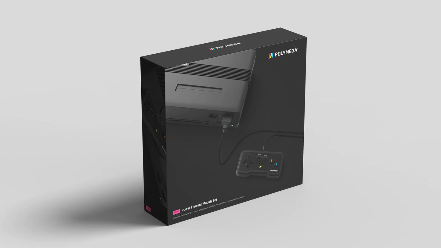 Polymega EM01 モジュール + 専用有線コントローラ セット / Module Set EM01 NES Universal Black PM-EM01-01【別途本体が必要です】