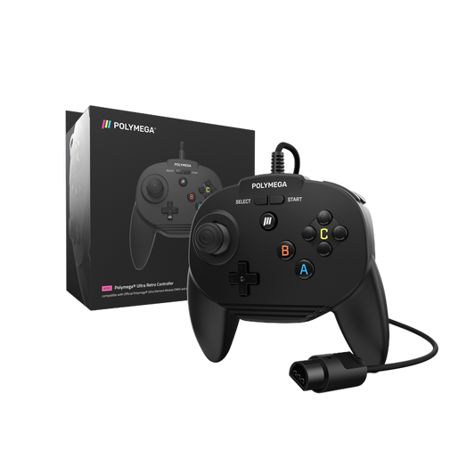 Polymega RC05 ニンテンドー64互換 有線コントローラー ランブル/メモリパック対応 2.4mケーブル [EM05モジュール同梱版と同仕様] PM-RC05-01