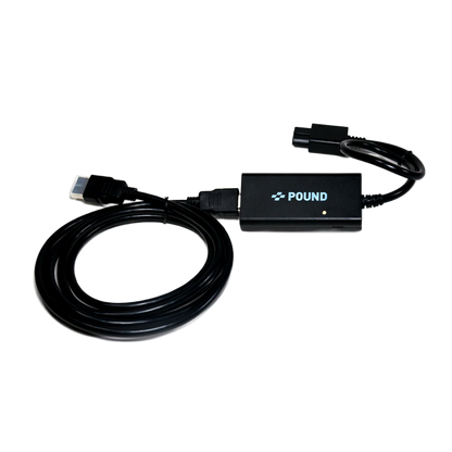POUND SNES HD Linkケーブル - スーパーファミコン（SNES）用、RGB映像品質＆720pアップスケーリング、NTSC/PAL両対応、現代テレビで高画質ゲーム体験、Micro USB電源オプション付き