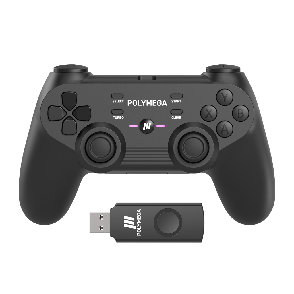 Polymega WC02 ワイヤレスコントローラー USBレシーバー付属 [PM01ベースユニット同梱版と同仕様] PM-WC02-01