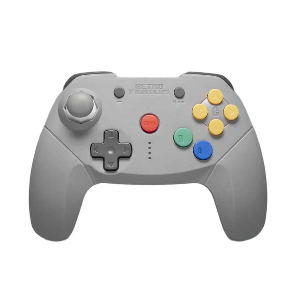 Retro Fighters® Brawler64 Bluetooth NSO Edition（ブロウラー64 ブルートゥース NSOエディション）｜Nintendo Switch™/Switch Online™ N64™/PC対応 次世代ワイヤレスコントローラー Bluetooth接続 N64モード⇔Switch Proモード切替 モーションセンサー デュアル振動フィードバック 全4色