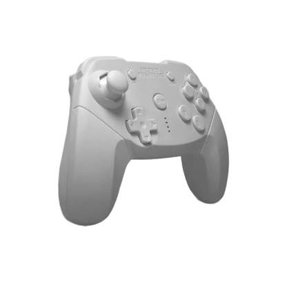 RETRO FIGHTERS Brawler64 Bluetooth ワイヤレス N64 コントローラー - Switch Online/PC対応・N64ゲーム専用デザイン・振動機能搭載・Proコントローラーモード切替・USB-C有線接続対応・ホワイト