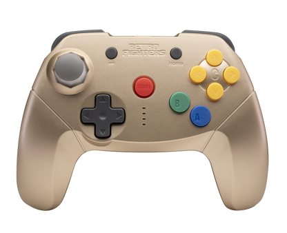 Retro Fighters® Brawler64 Bluetooth NSO Edition（ブロウラー64 ブルートゥース NSOエディション）｜Nintendo Switch™/Switch Online™ N64™/PC対応 次世代ワイヤレスコントローラー Bluetooth接続 N64モード⇔Switch Proモード切替 モーションセンサー デュアル振動フィードバック 全4色