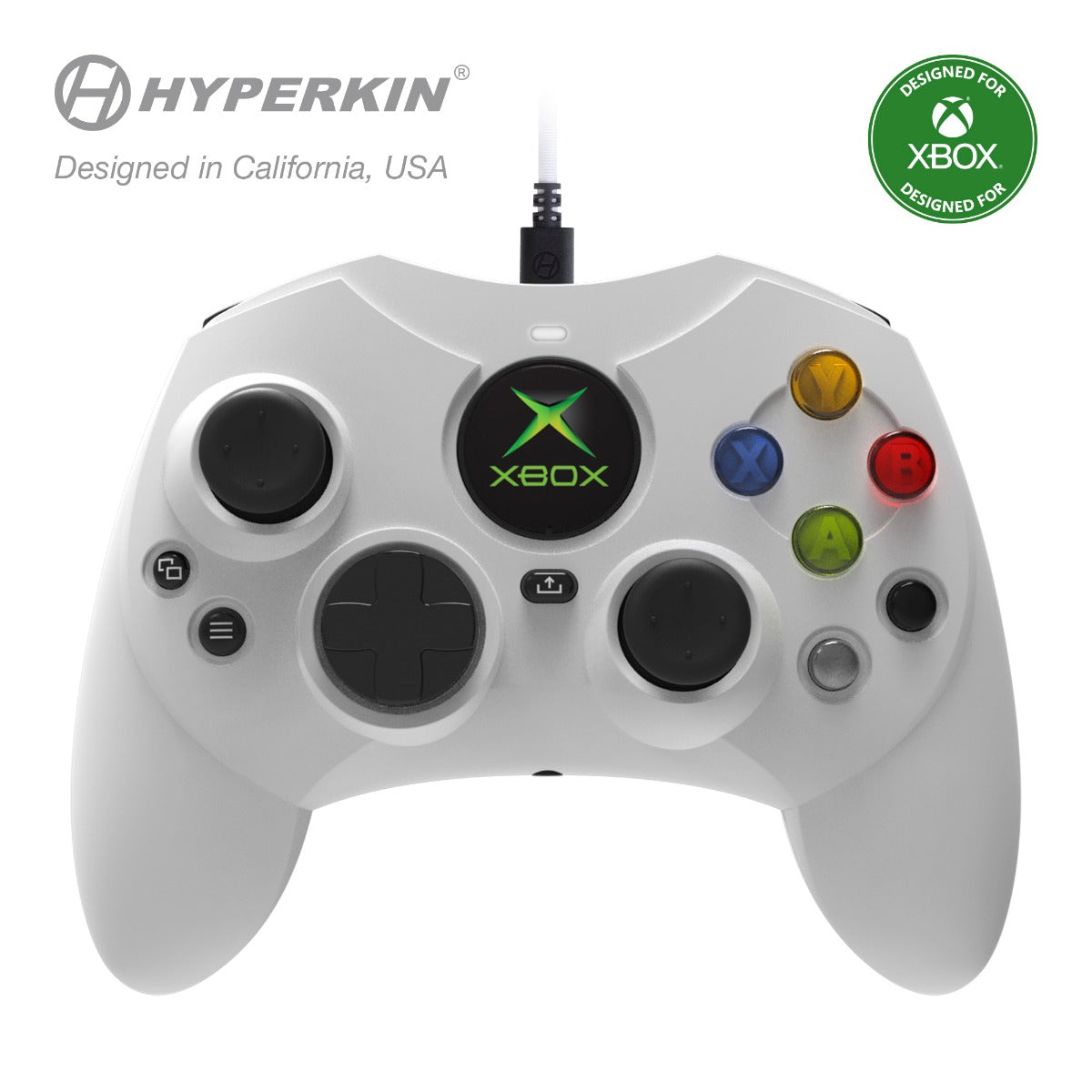 HYPERKIN Duchess 有線コントローラ | ホワイト | Xbox Series X|S, Xbox One, PC対応 | ホール効果スティック搭載 | エルゴノミックデザイン【送料無料対象商品】