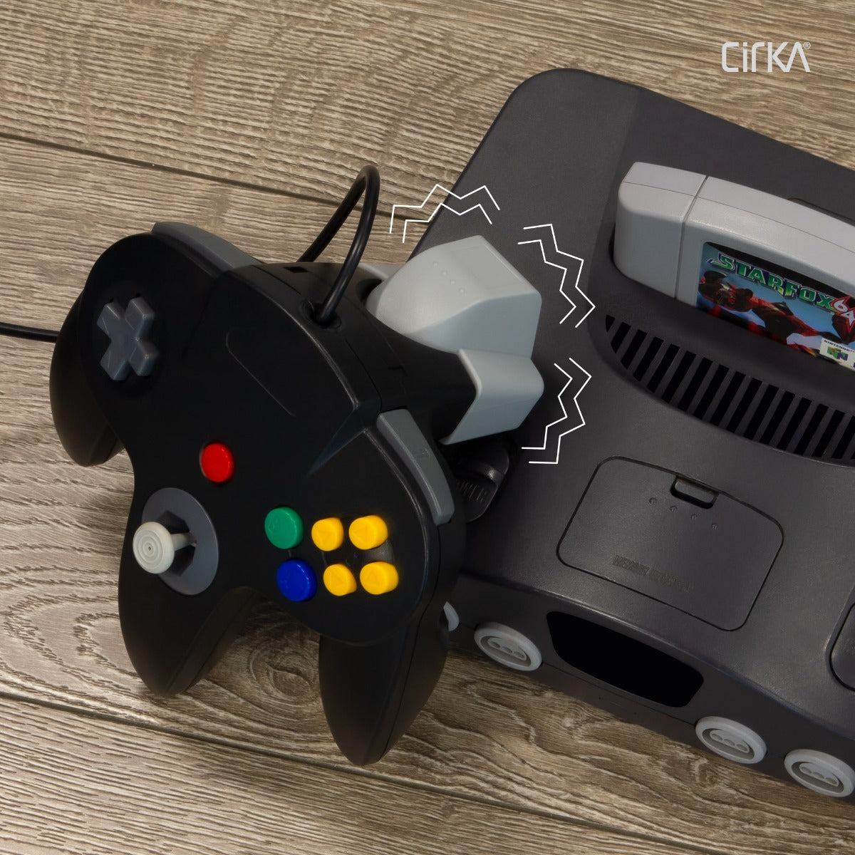 Hyperkin GigaPulse™ フォースフィードバックアタッチメント for Nintendo 64™ (N64) - Cirkaコントローラー対応 レトロゲーム用振動パック アクション＆レースゲームに最適