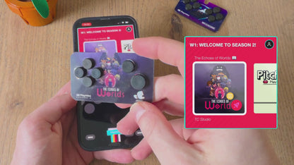Playtiles プレイタイルズ シーズン2パック｜iOS/Android スマホ用 貼り付け式コントローラー 物理ボタン搭載 電子部品不要 ゲーム続々配信24タイトルに対応【フランス製】【送料無料】