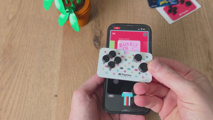 Playtiles プレイタイルズ シーズン2パック｜iOS/Android スマホ用 貼り付け式コントローラー 物理ボタン搭載 電子部品不要 ゲーム続々配信24タイトルに対応【フランス製】【送料無料】