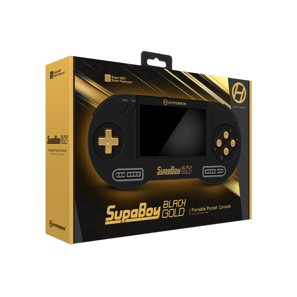 HYPERKIN SUPABOY Black Gold USB Type-C版 スーパーファミコンSFC HYPERKIN SUPABOY Black Gold USB Type-C版 スーパーファミコンSFC