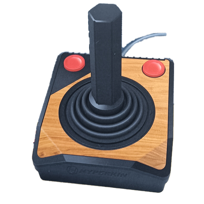 Hyperkin Trooper プレミアム 有線ジョイスティック – ATARI 2600 / Retron 77 互換 クラシックゲーム用コントローラ