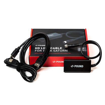 POUND HDMI コンバータ & ケーブル セガサターン用 / HD LINK CABLE FOR SEGA SATURN