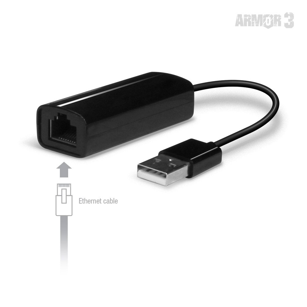 Armor3 "NuConnect" Wired LAN Adapter For Nintendo Switch® / ニューコネクト・LANアダプター