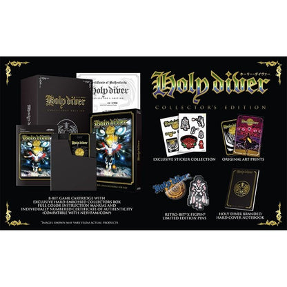 【SALE】Holy Diver Collector's Edition ホーリー・ダイヴァー コレクターズ・エディション【NES専用ソフト】【送料無料/一部地域を除く】