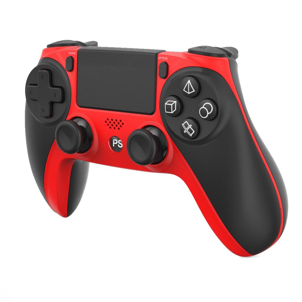 【SALE】PS4専用 ワイヤレス ゲームコントローラ レッド/ Wireless Game Controller For PS4 RED サードパーティー社製