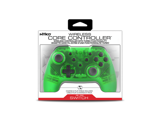 【SALE】NYKO ワイヤレスコントローラ グリーン Switch™専用 / Wireless Core Controller (Green) for Nintendo Switch™