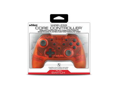【SALE】NYKO ワイヤレスコントローラ レッド Switch™専用 / Wireless Core Controller (Red) for Nintendo Switch™