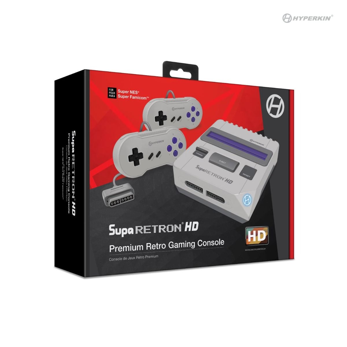 Hyperkin Supa RetroN HD Gray : スーパーファミコンSFC/SNES(NTSC/PAL) 対応 プレミアム レトロ ゲーム 互換機